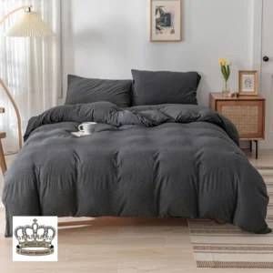 Jersey Knit Duvet Cover Set - 100% T-Shirt Cotton Super Soft