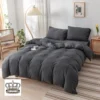 Jersey Knit Duvet Cover Set – 100% T-Shirt Cotton Super Soft